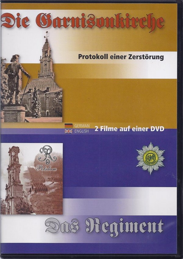 DVD „Die Garnisonkirche - Protokoll einer Zerstörung“ und "Das Regiment", 15 Euro