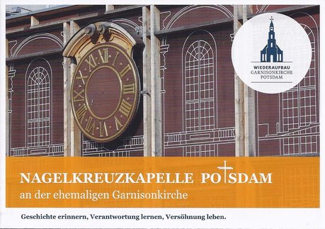 Veranstaltungsflyer der Nagelkreuzkapelle Potsdam