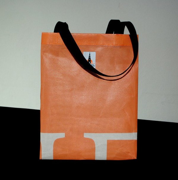 Tasche aus Bannermaterial, orange