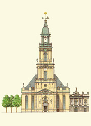 Plakat Garnisonkirche und Langer Stall, 10 Euro